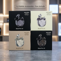Buds Pro 10 ANC/ENC Wireless Bluetooth Earbuds – Touch Control | Noise Reduction | Random Color