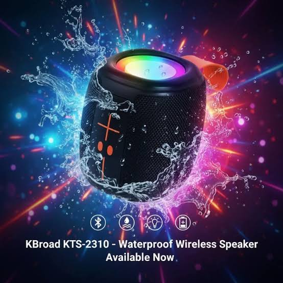 KTS-2310 Waterproof Bluetooth Speaker – Portable Wireless Outdoor Speaker with Powerful Bass - Trader Pakistan Brand: KTS Light Therapymhn